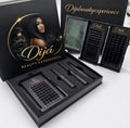 Volume Lash Clusters Kit DIY Lash Extension Kit D Eyelash Extensions with Lash Bond and Seal Tweezers,10-18MM Cluster Lashes 300Pcs (spikes included )