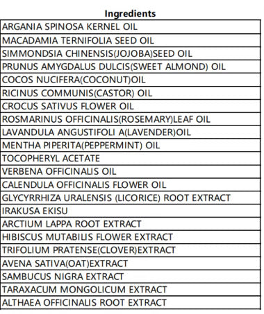 Rosemary mega growth oil 60ml